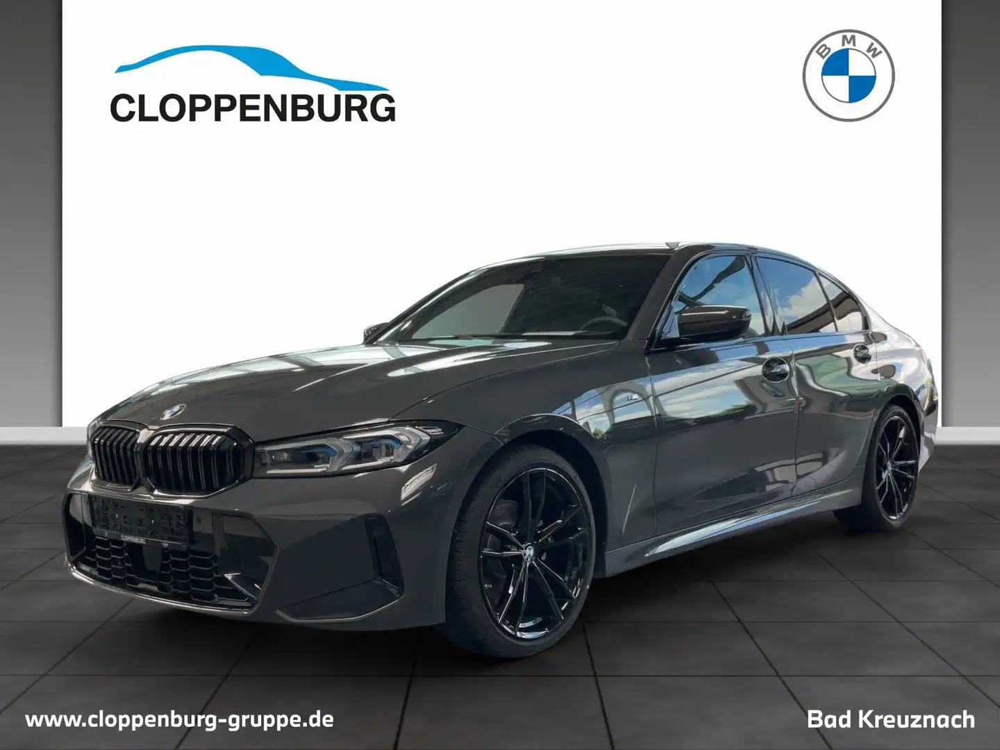 BMW 320 d xDrive Limousine M Sportpaket StHz+Navi+BT Gris - 1