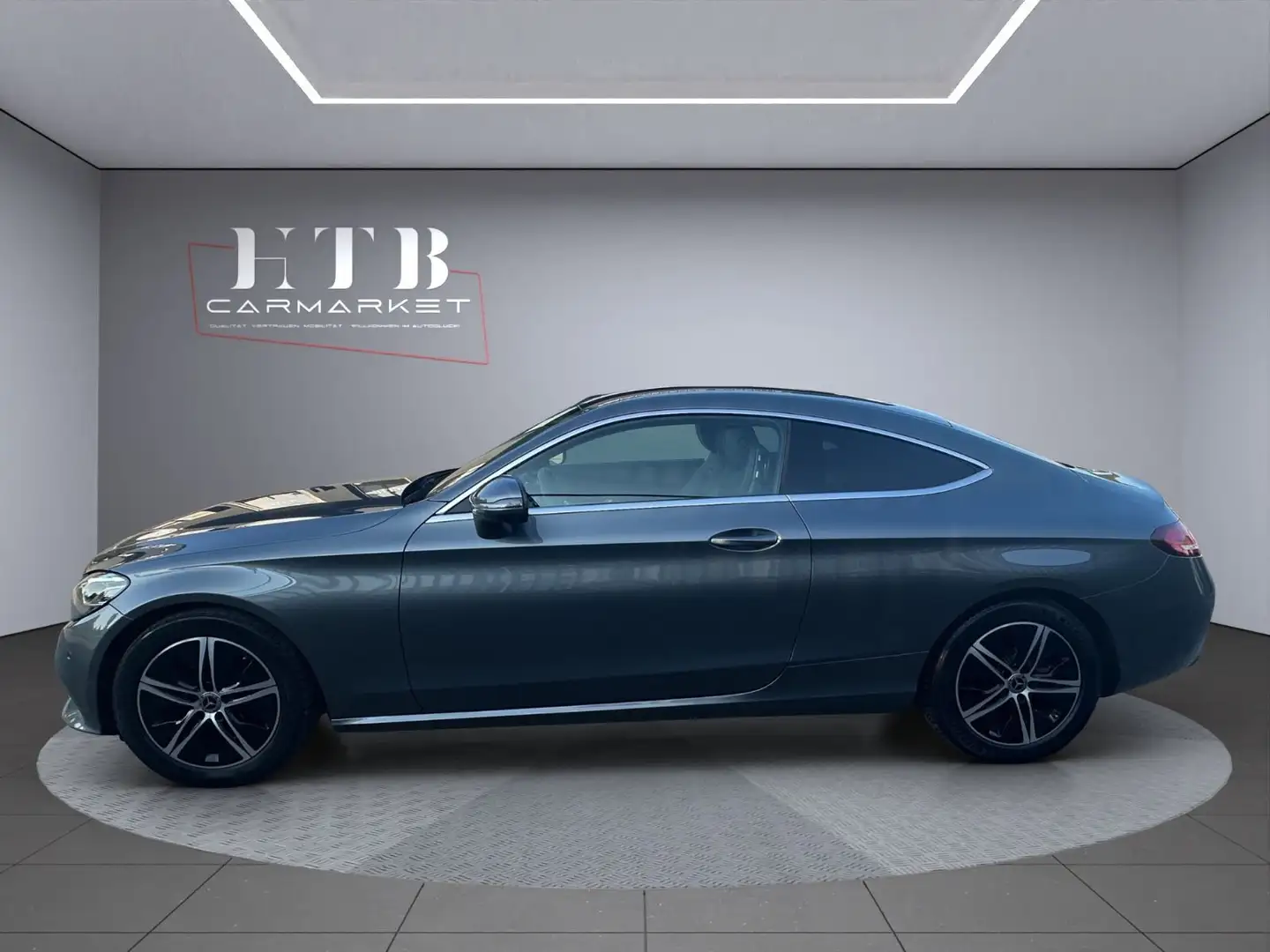 Mercedes-Benz C 200 d Coupe/LED/CAM/Navi/Leder/ Grau - 2