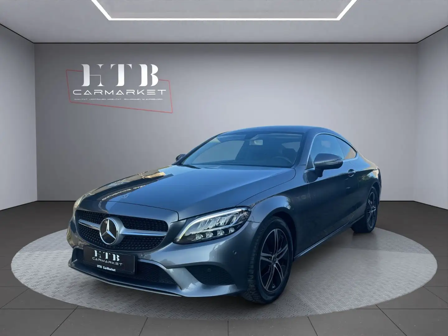 Mercedes-Benz C 200 d Coupe/LED/CAM/Navi/Leder/ Grau - 1