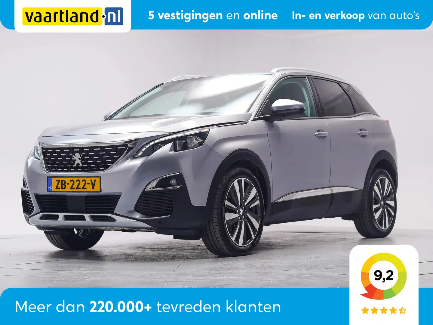 Peugeot 3008 1.2 PureTech 130pk Premium [ LED Navi Apple/Androi Grigio - 1