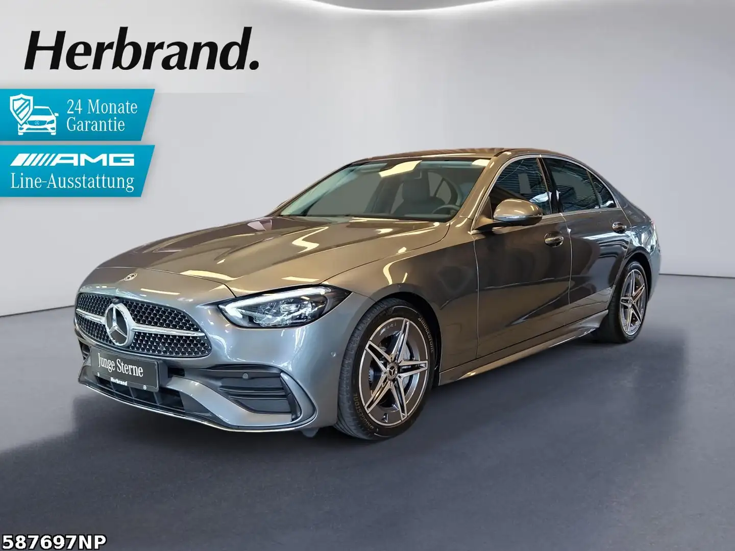 Mercedes-Benz C 300 d AMG  *Memory Ambiente SHZ. Spurhalteass. Grau - 1
