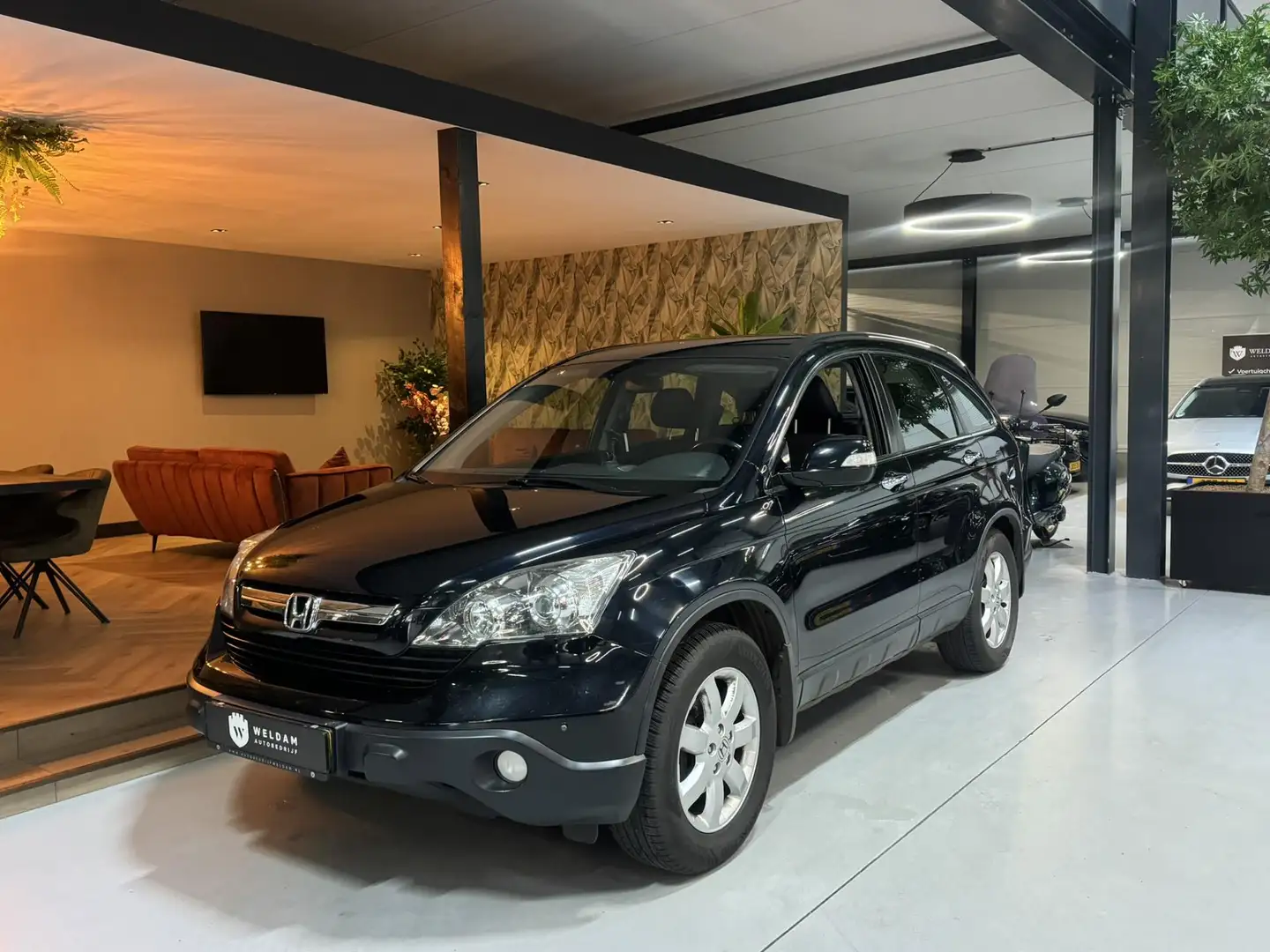 Honda CR-V 2.0i Elegance NAP Trekhaak Cruise Navi Clima Rijkl Zwart - 2
