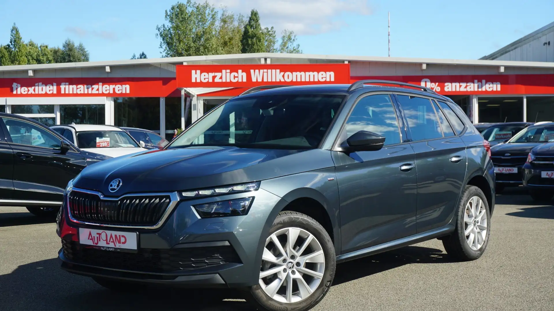 Skoda Kamiq 1.0 TSI Clever LED Sitzheizung Kamera AHK Gris - 2