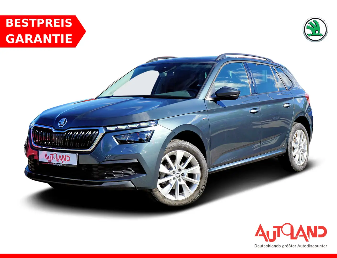 Skoda Kamiq 1.0 TSI Clever LED Sitzheizung Kamera AHK Gris - 1