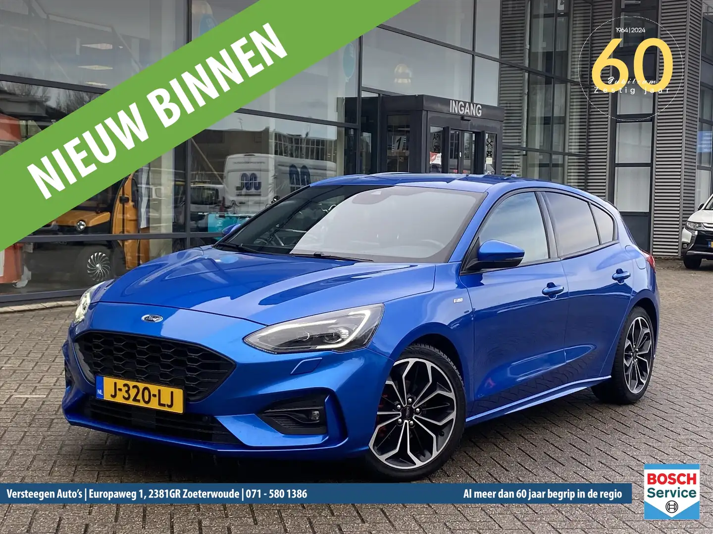 Ford Focus 1.5 EcoBoost 150pk ST-Line Business Blauw - 1