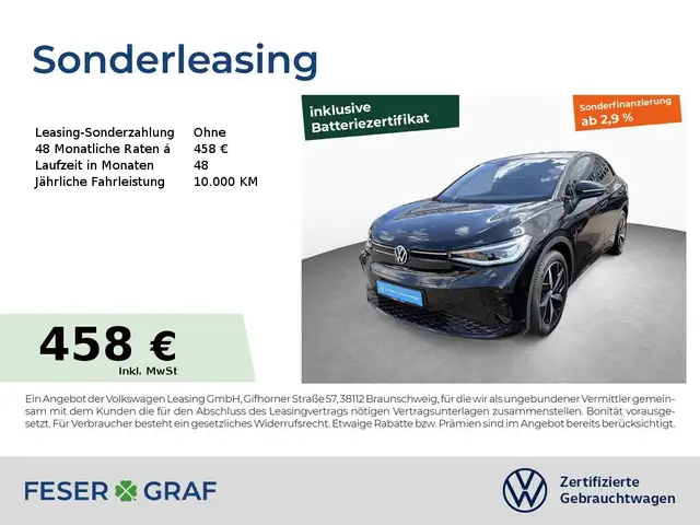 Volkswagen ID.5 GTX 4-MOTION NAVI KLIMA KAMERA 4MOTION 220 kW