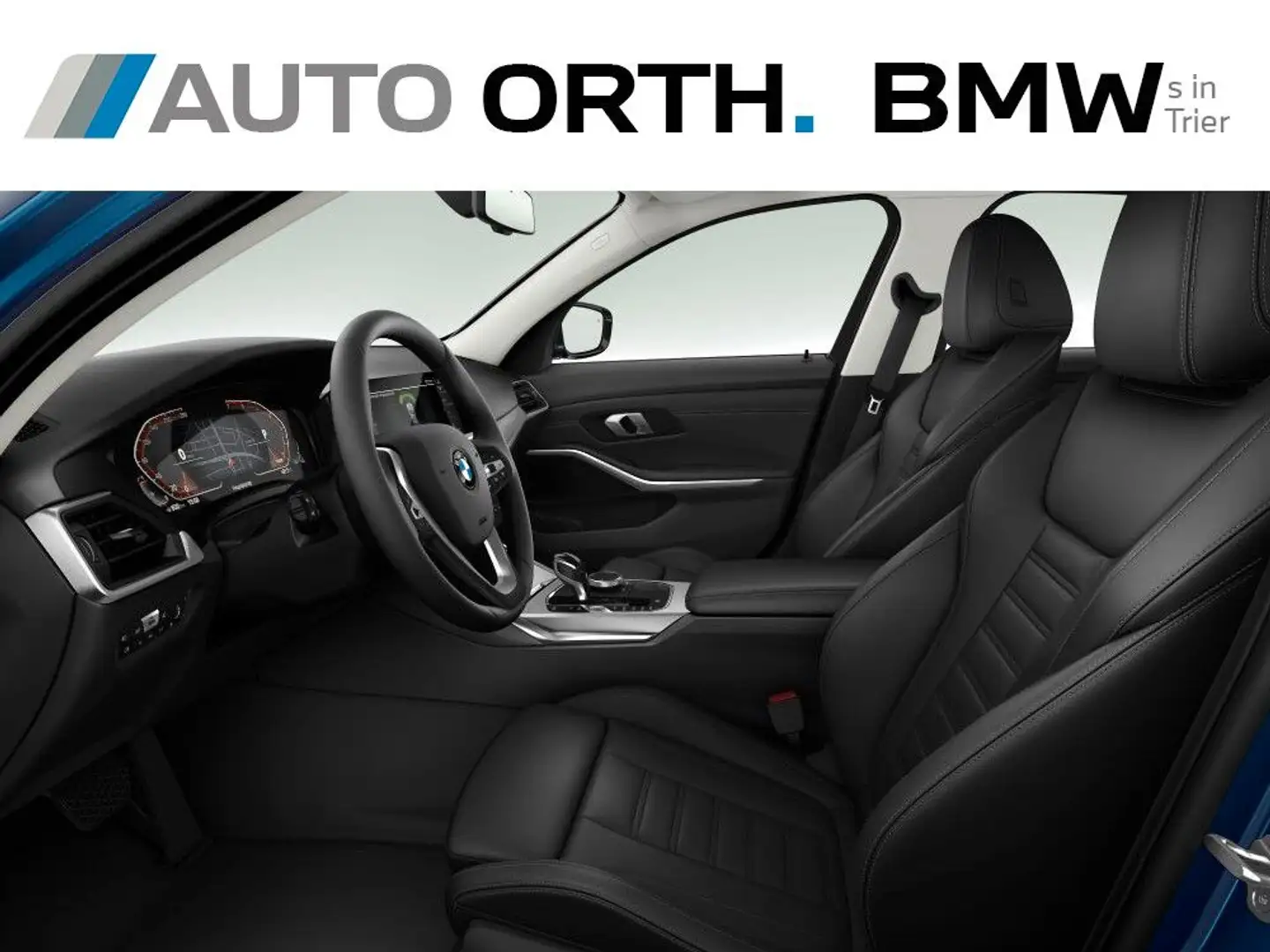 BMW 320 i xDrive AUT LEDER LC-PROF HUD LED KAMERA AHK Blau - 2