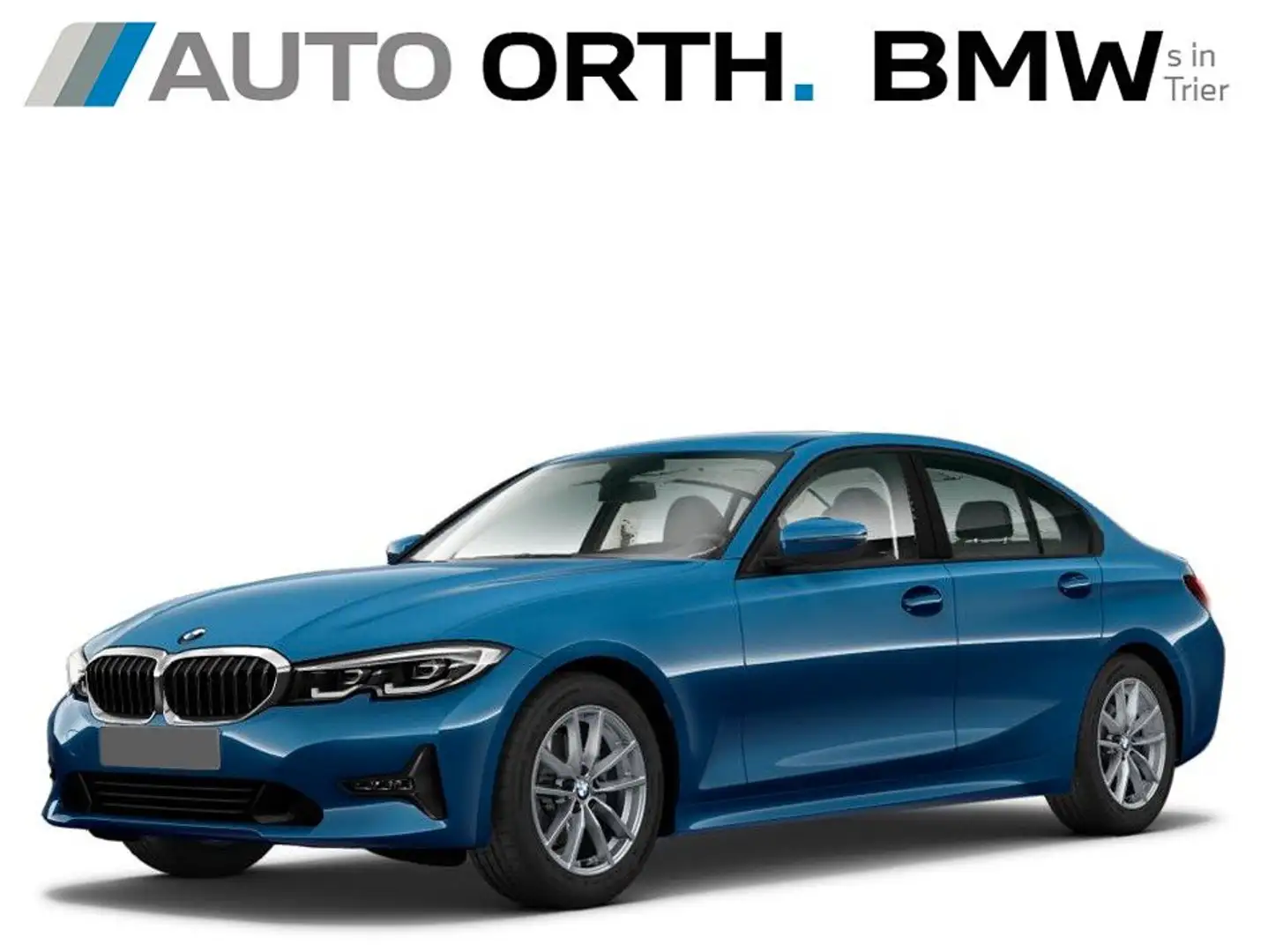 BMW 320 i xDrive AUT LEDER LC-PROF HUD LED KAMERA AHK Blau - 1