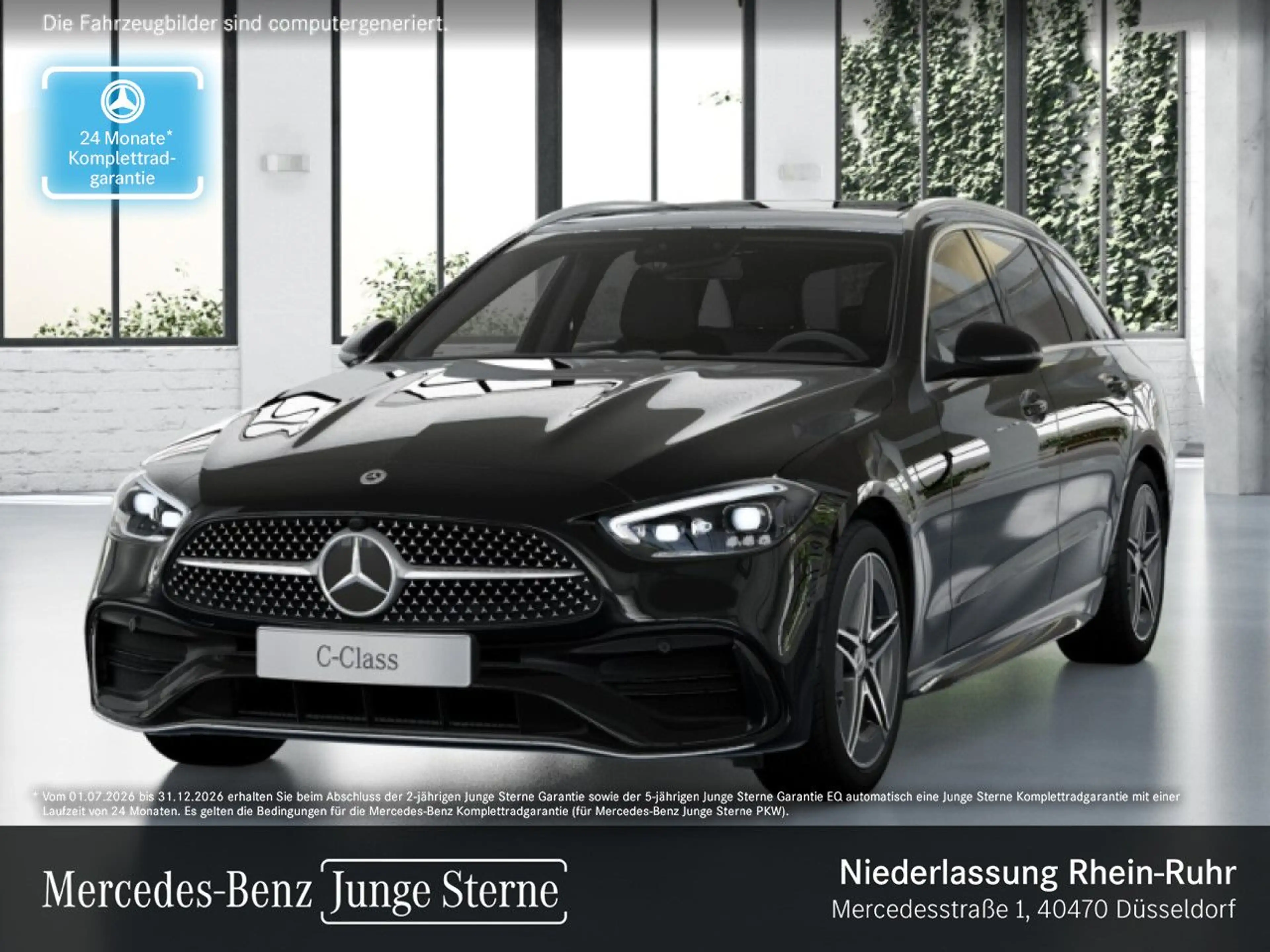 Mercedes-Benz C 220 d T AMG+PANO+KAMERA+KEYLESS+9G