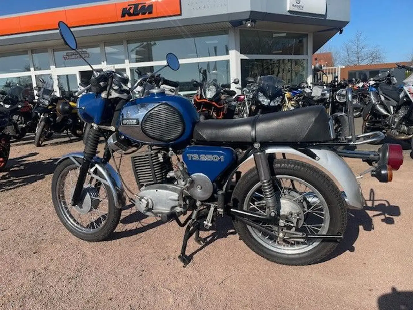 MZ TS 250 1 Azul - 1