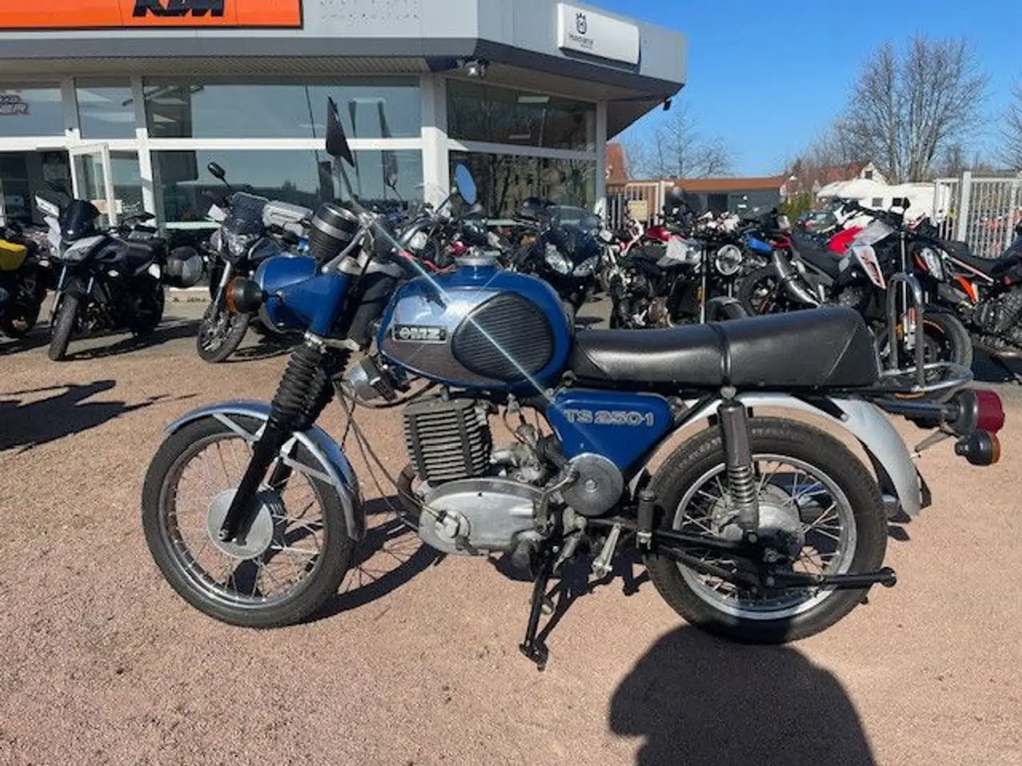 MZ TS 250 1 Azul - 2
