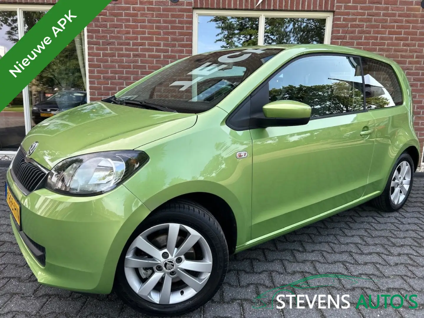 Skoda Citigo 1.0 75PK Grt. Elegance AIRCO / NAVIGATIE / BLUETOO Green - 1