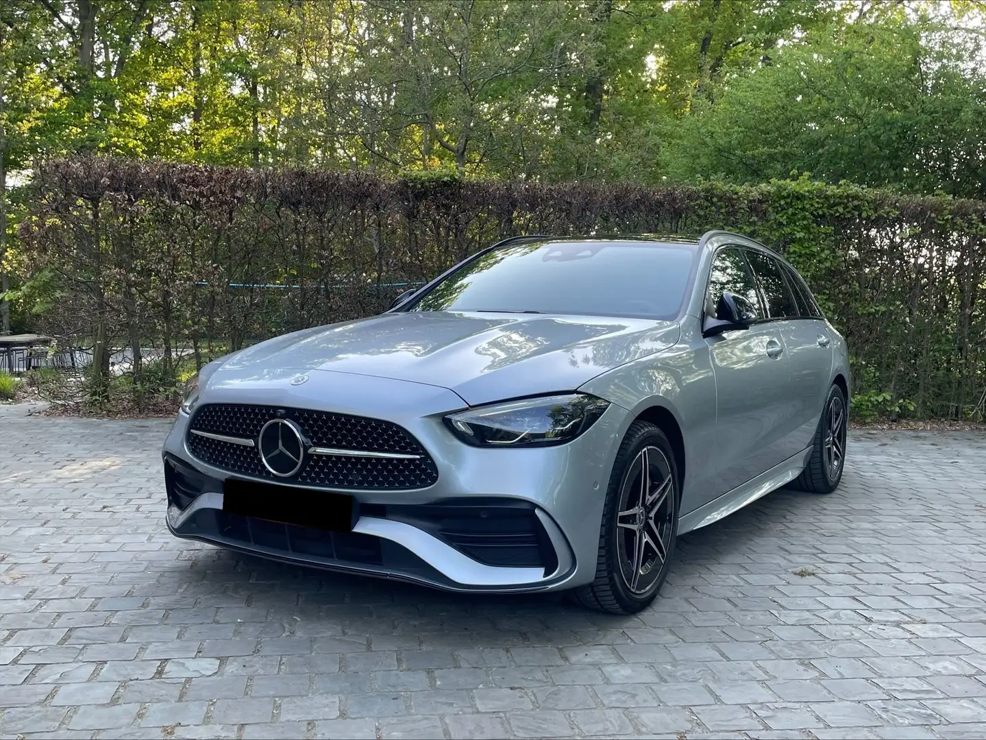 Mercedes-Benz C 300 C 300 e T 9G-TRONIC AMG Line nachtpakket pano dist Zilver - 2