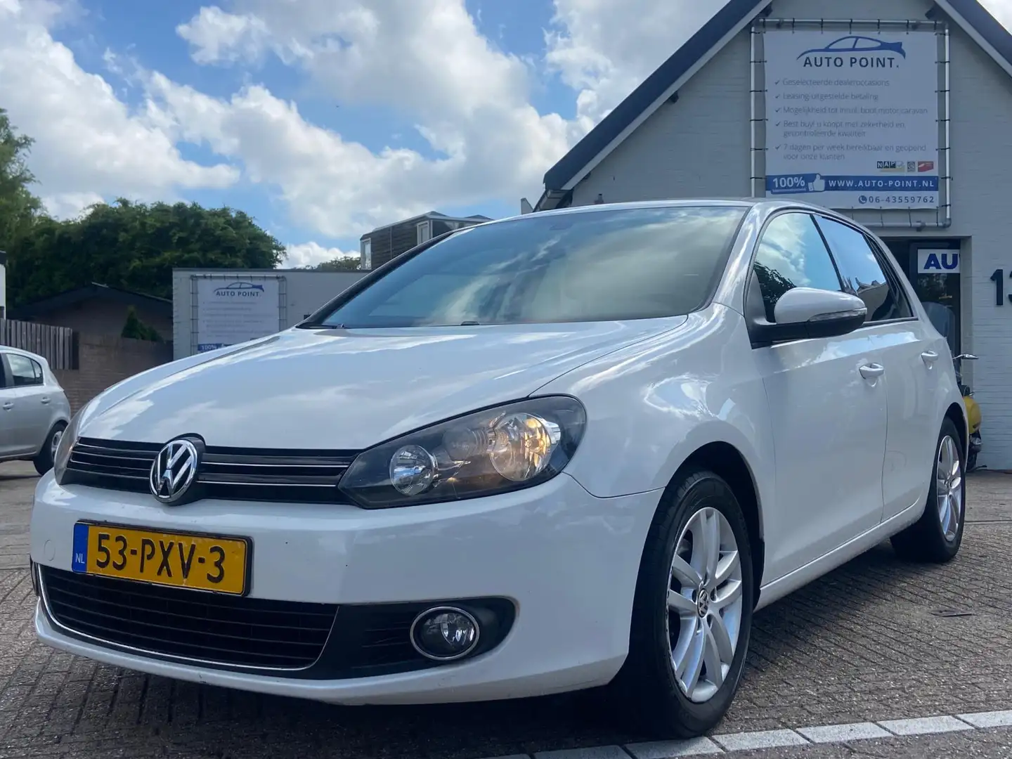Volkswagen Golf 2.0 TDI HIGHLINE/DYN-AUDIO/KEYLESS/NAVI/ALCANTARA Wit - 1