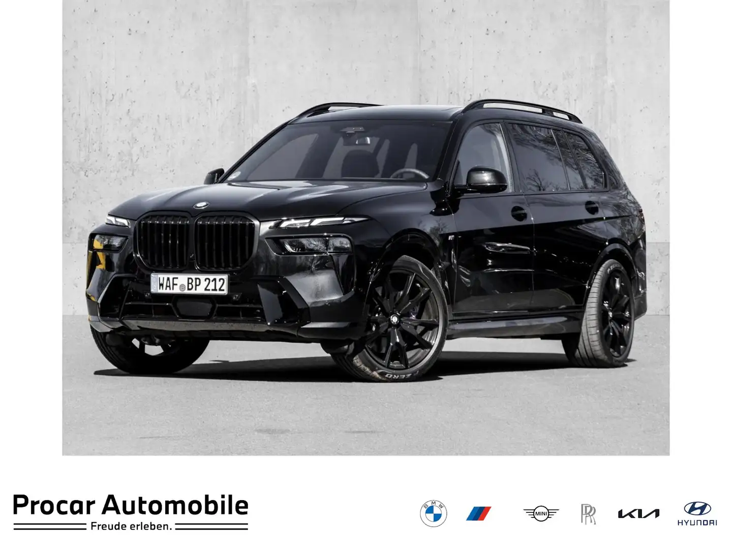 BMW X7 xDrive40d  MSport HUD PANO ACC AHK RFK NAVI Schwarz - 1