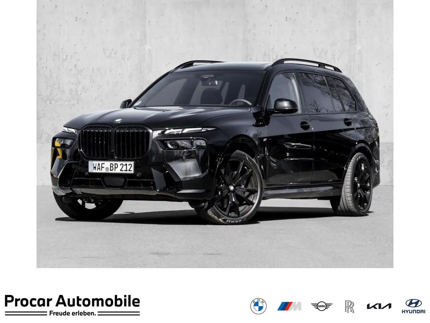 BMW X7 xDrive40d 	MSport HUD PANO ACC AHK RFK NAVI Schwarz - 1