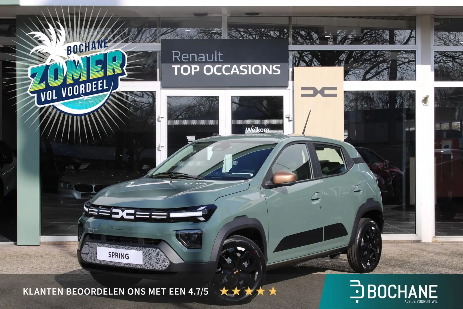 Dacia Spring Extreme 65 26.8 kWh | REGISTRATIE ACTIE | €2250 KO Groen - 1