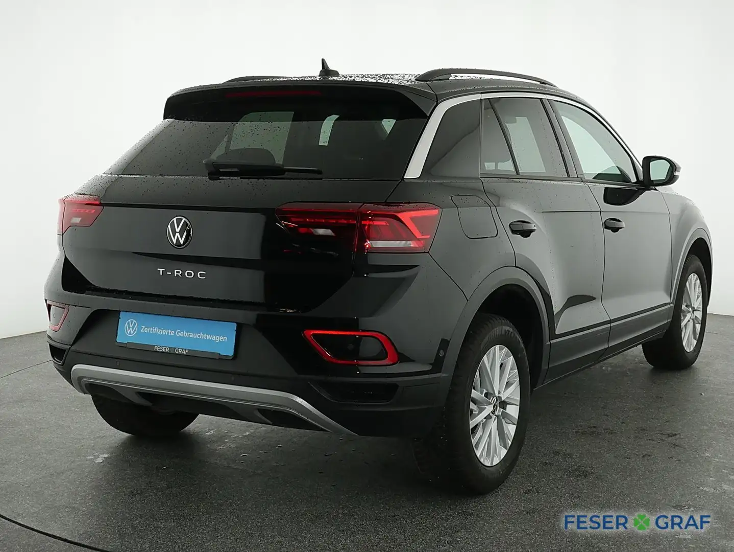 Volkswagen T-Roc Life 1.5 TSI DSG Navi AHK StandHz LED Schwarz - 2