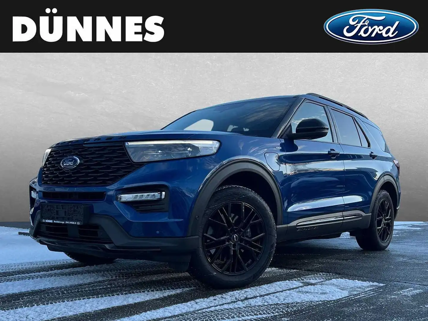 Ford Explorer EcoBoost Plug-in Hybrid ST-LINE Blau - 1