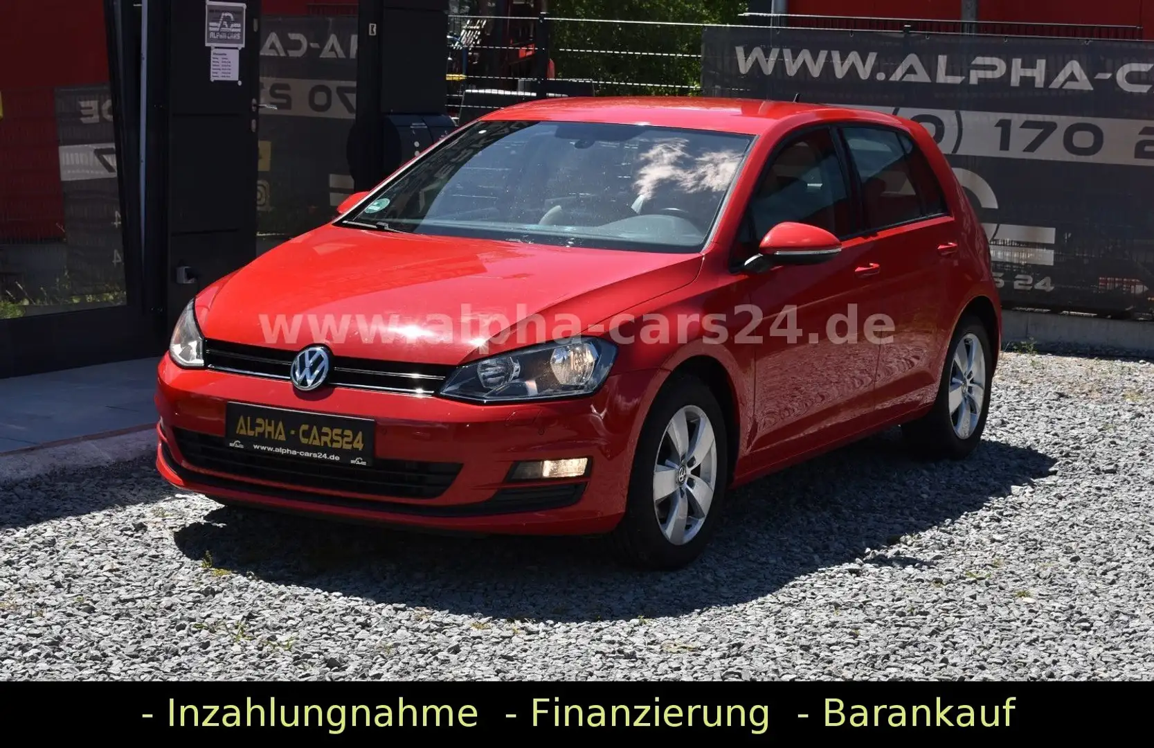 Volkswagen Golf VII 2.0TDI BMT/Leder/Navi/Klima/Euro 6 Rouge - 1