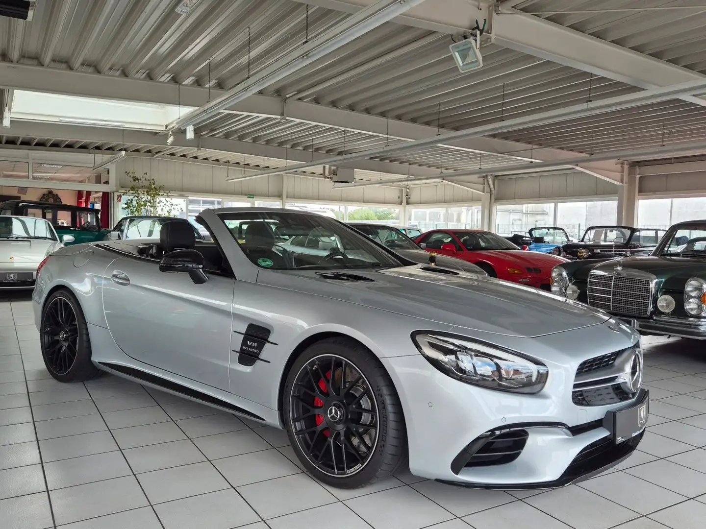 Mercedes-Benz SL 65 AMG SL 63 AMG/Dt./AMG Driver/H&K/Pan./Massage Silber - 1