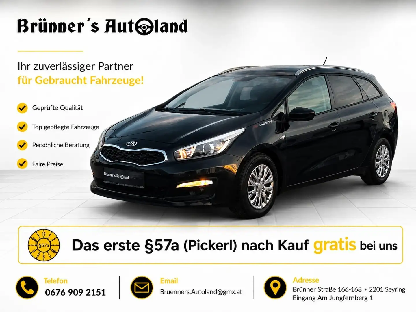 Kia Ceed SW / cee'd SW Attract Schwarz - 1
