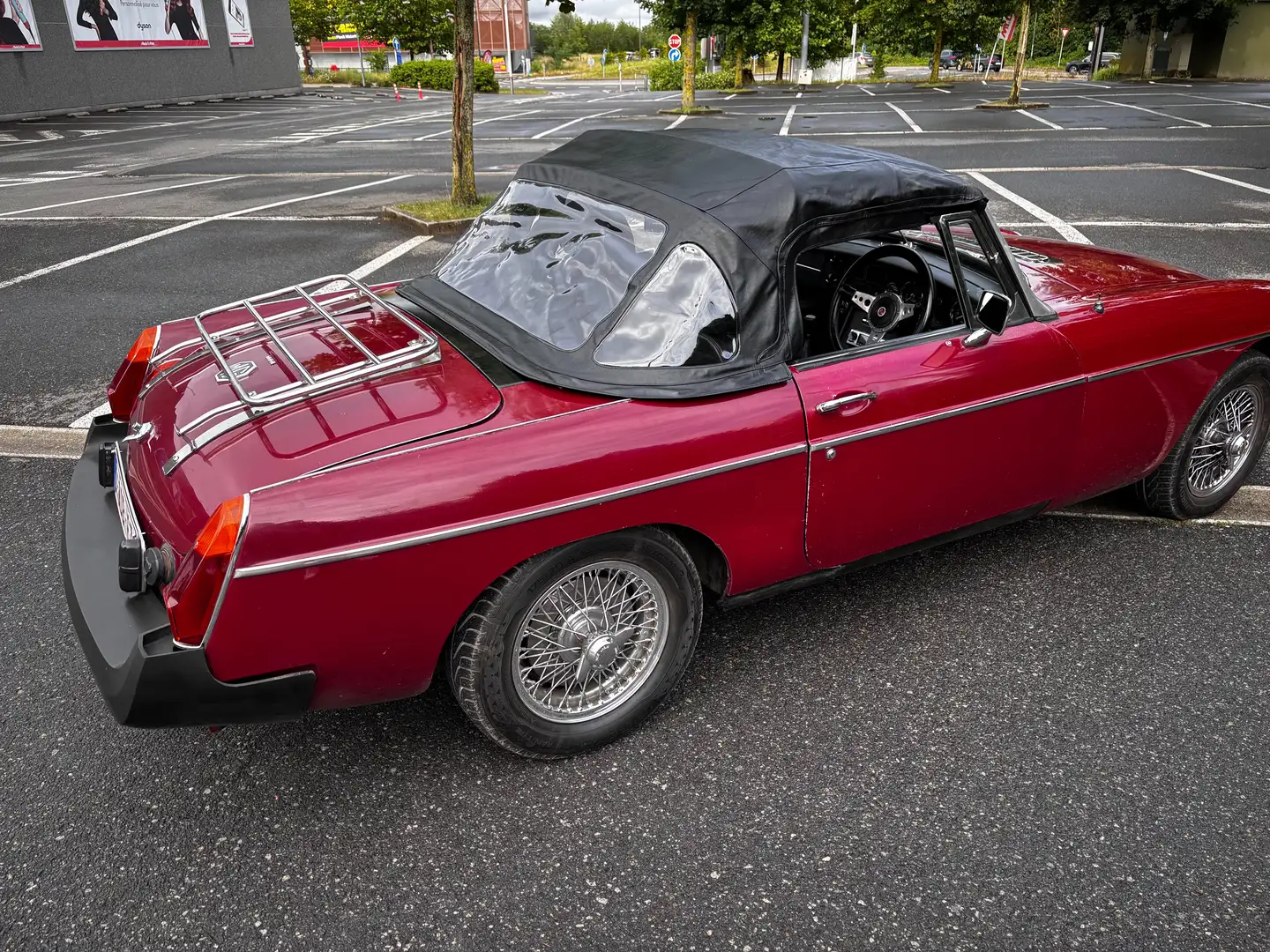 MG MGB Cabriolet Rouge - 2