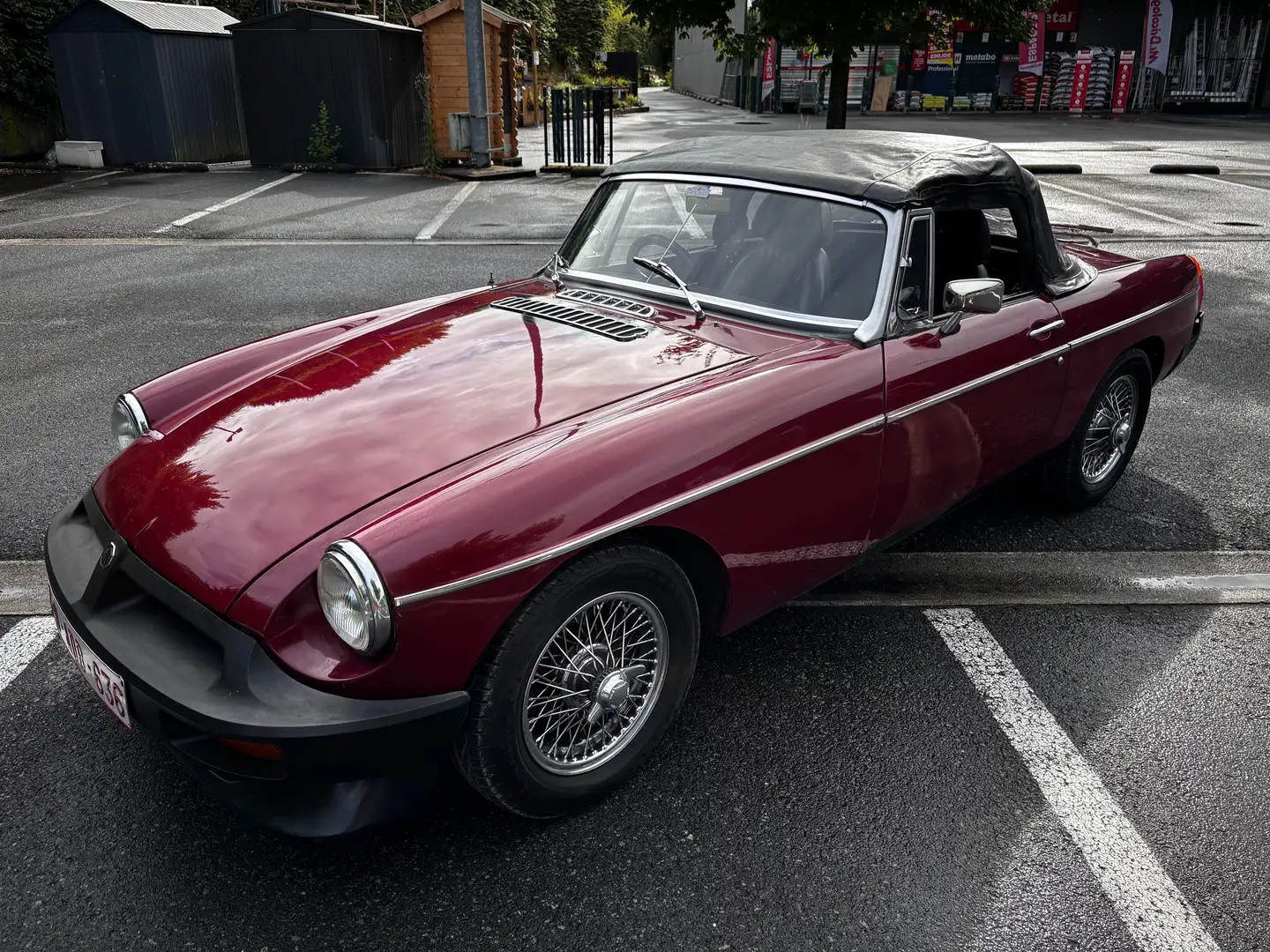 MG MGB Cabriolet Rouge - 1