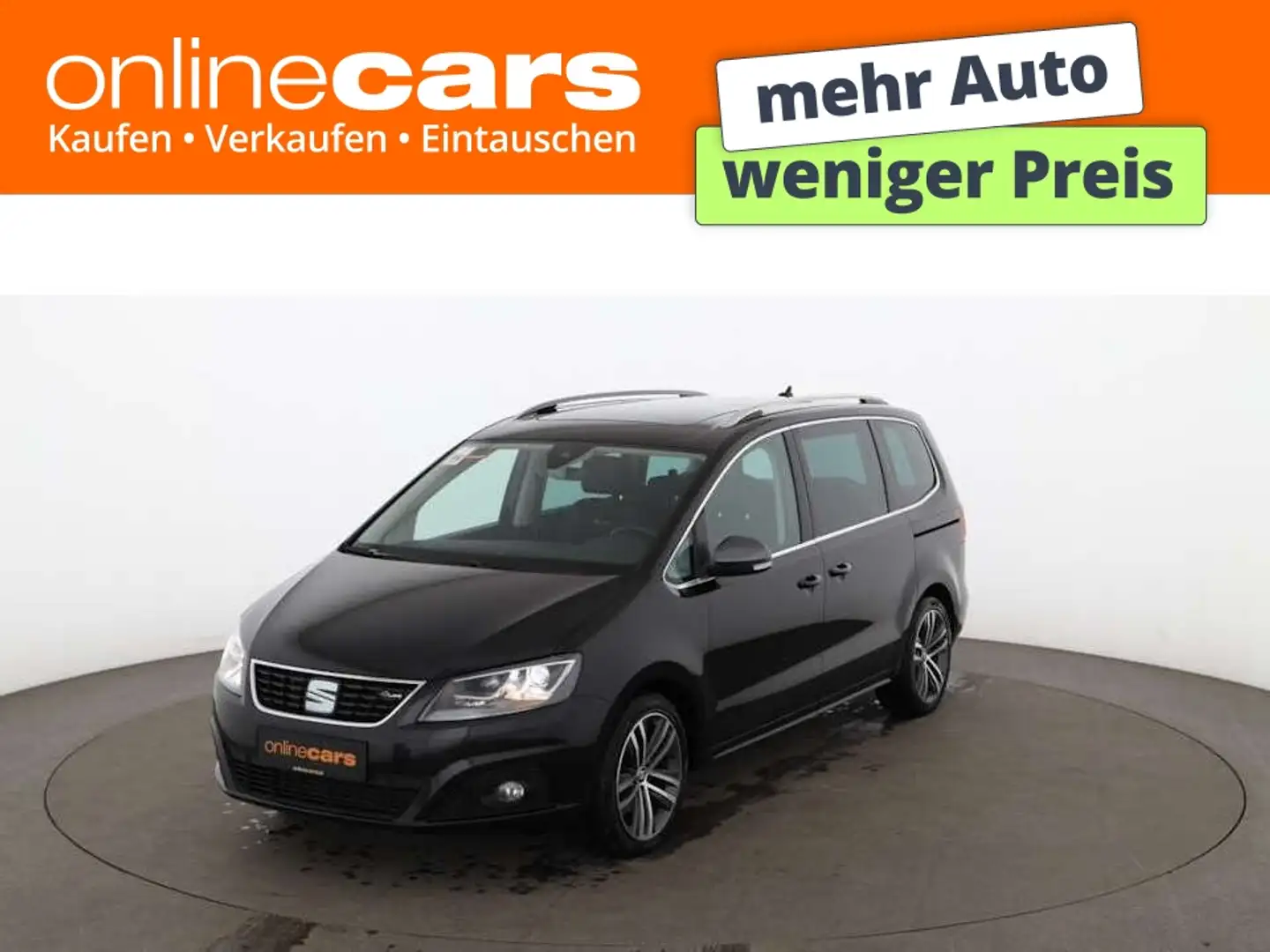 SEAT Alhambra 2.0 TDI FR-Line Aut XENON SKY LEDER NAVI Schwarz - 1