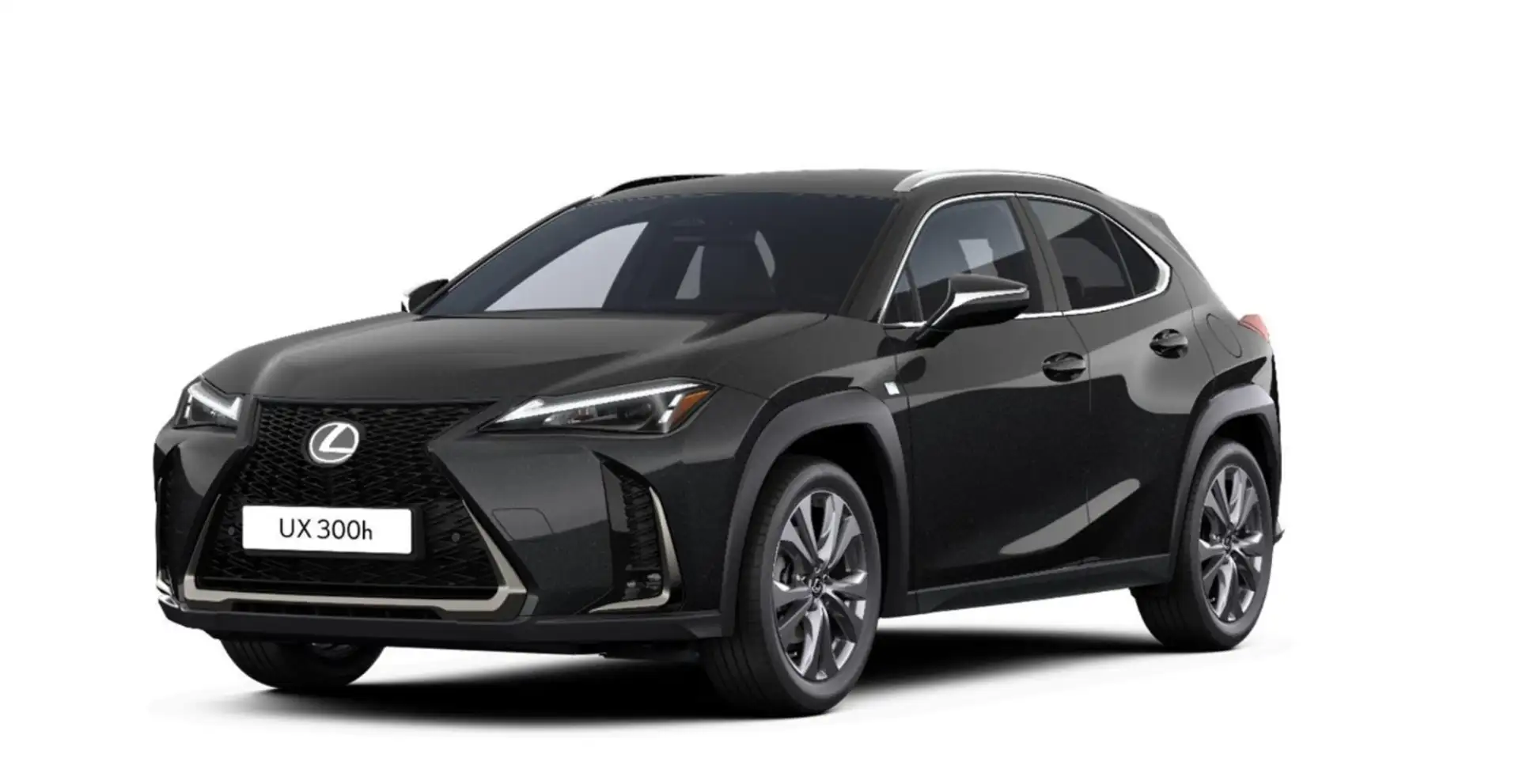 Lexus UX 300h F Sport Design ACC+LED+Navi+SHZ+LM Zwart - 2
