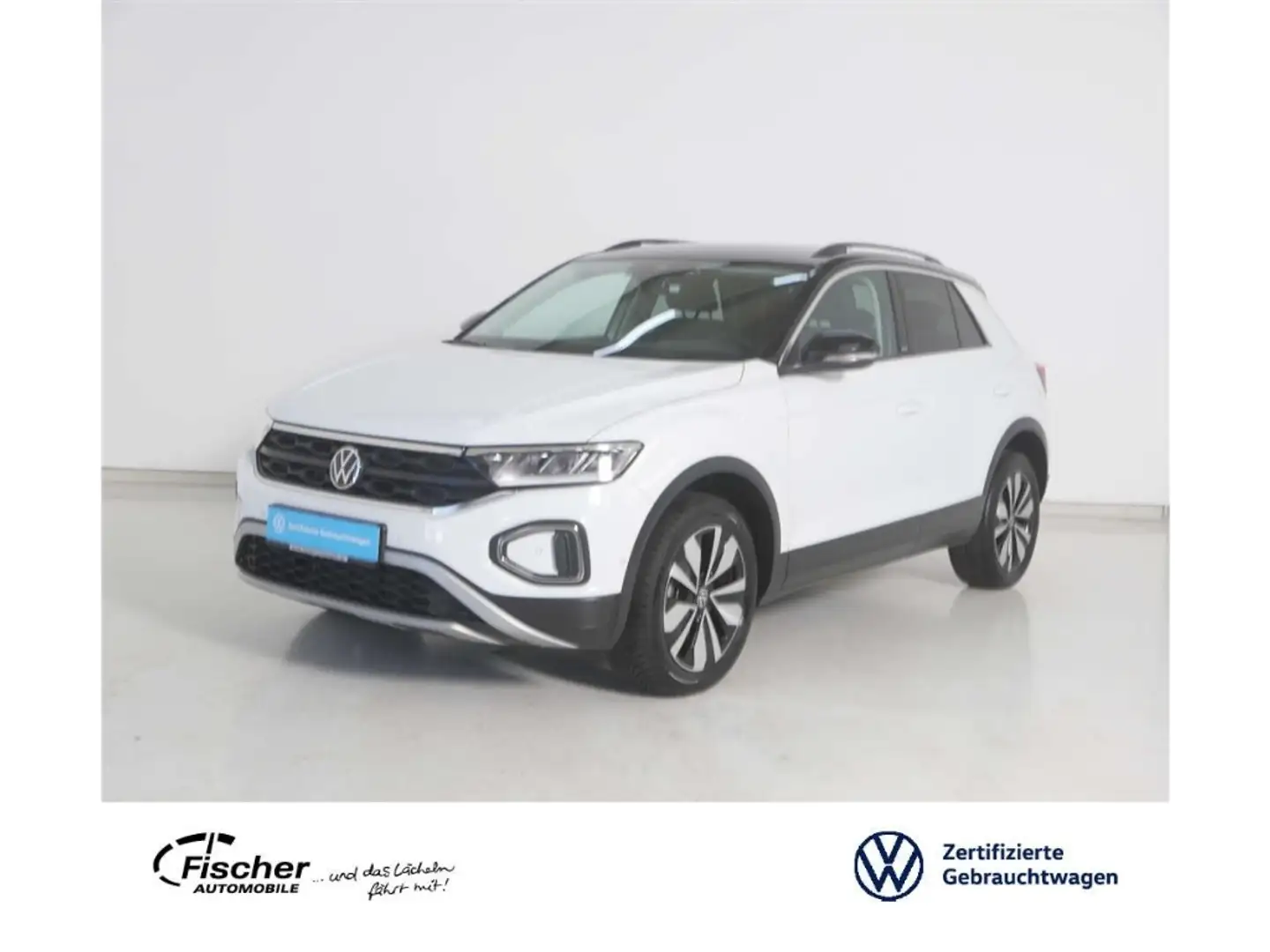 Volkswagen T-Roc 1.0 TSI Move 6-Gg. NAV/LED/Klima/SH/DAB+ Weiß - 1