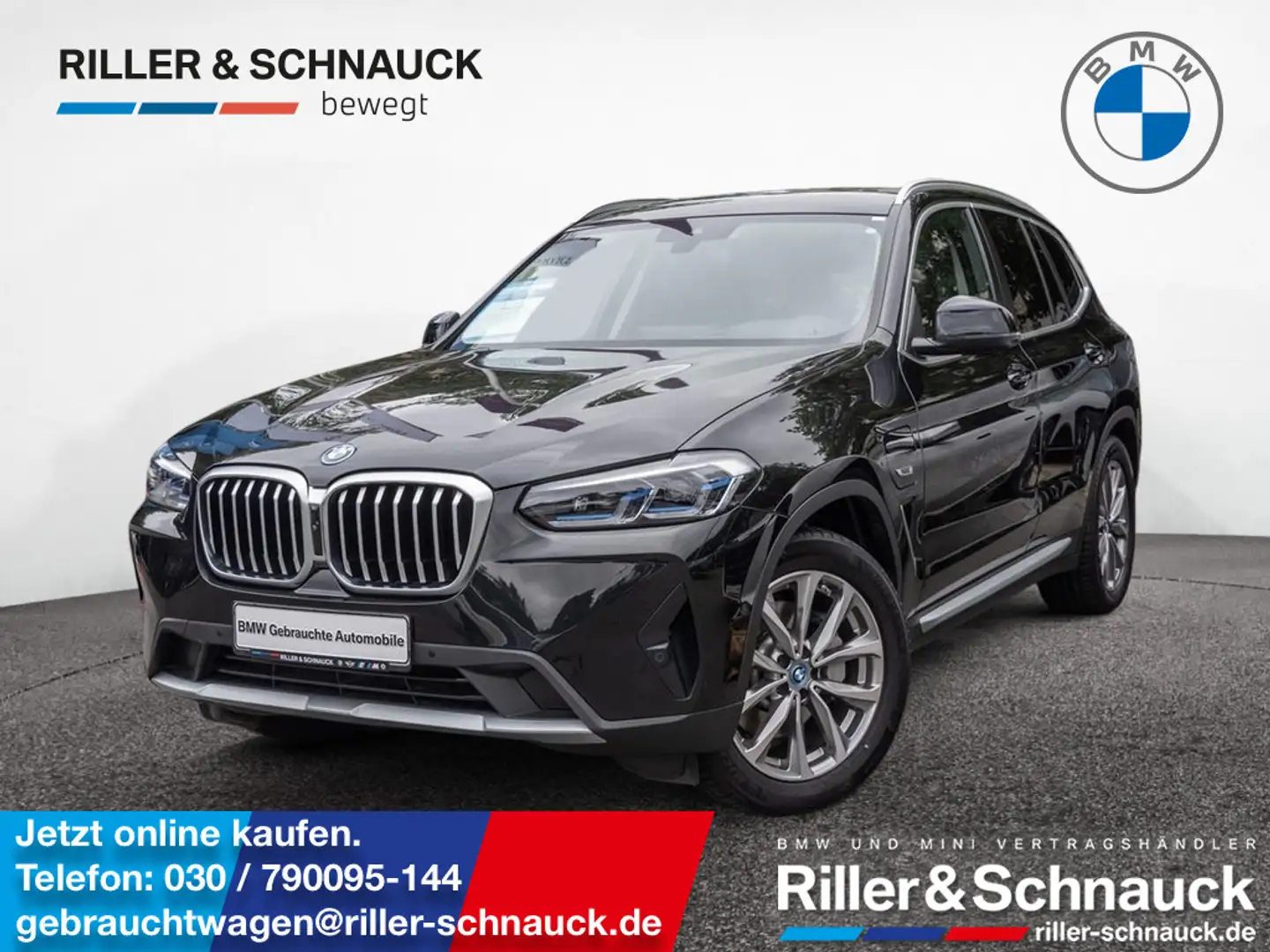 BMW X3 xDrive 30e 360°+LASER+HUD+AHK+MEM+KEYLESS+ Schwarz - 1