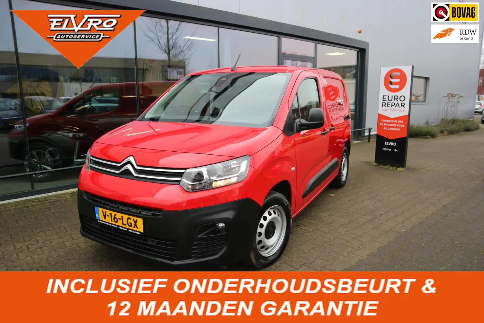 Citroen Berlingo 1.2 PureTech AUTOMAAT 130PK NAVI CAMERA 2X SCHUIFD Rood - 1