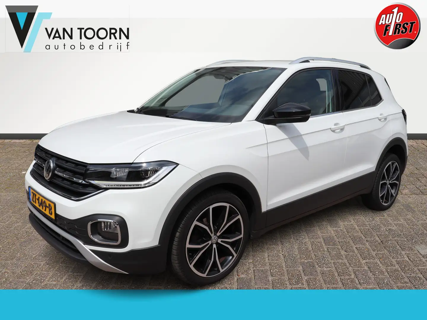 Volkswagen T-Cross 1.0 TSI Style, automaat, navigatie, dodehoek detec Blanc - 1