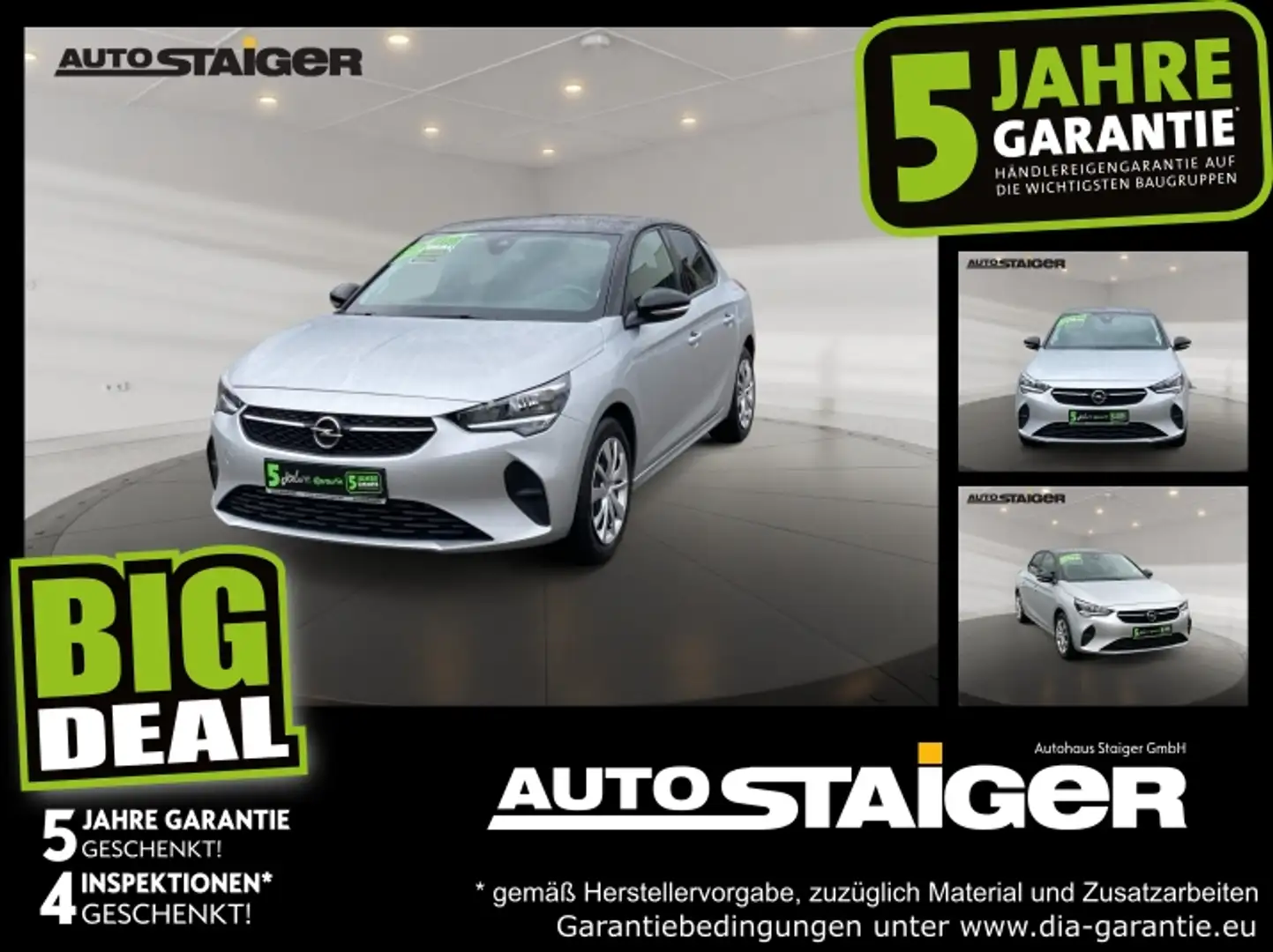 Opel Corsa F 1.2 Edition Navi+SHZ+Kam.+PDC+SpurH Gris - 1