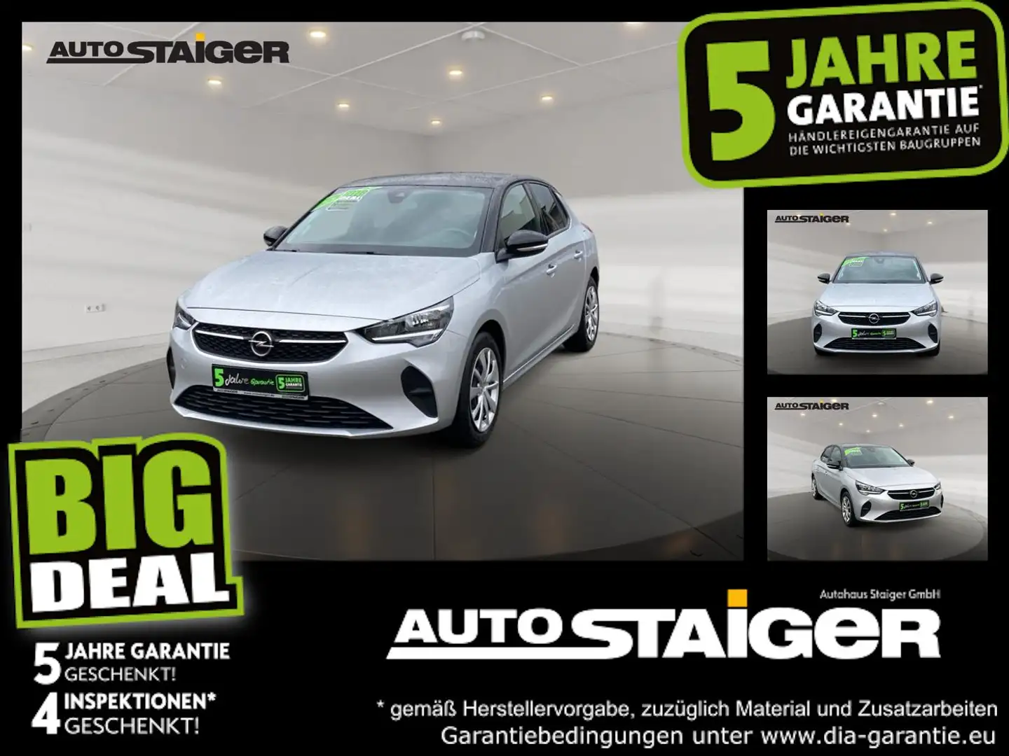 Opel Corsa F 1.2 Edition Navi+SHZ+Kam.+PDC+SpurH Grau - 1