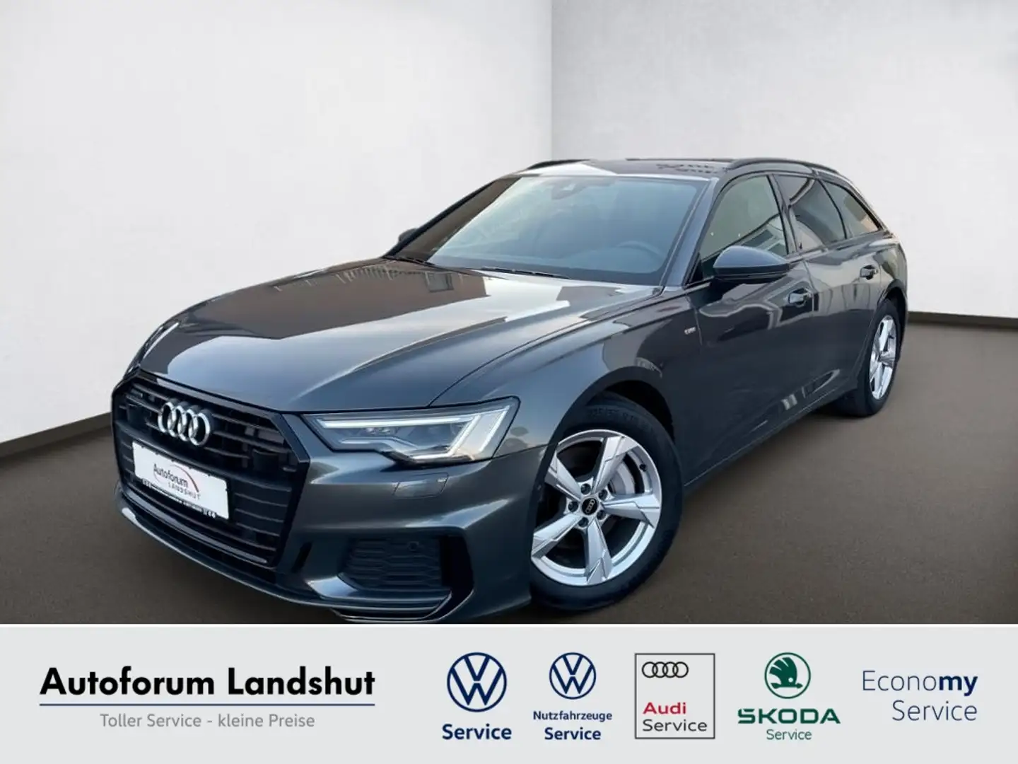 Audi A6 45 TFSI quattro S-line MMI+/MATRIX/ASSIST/KAM Grau - 1
