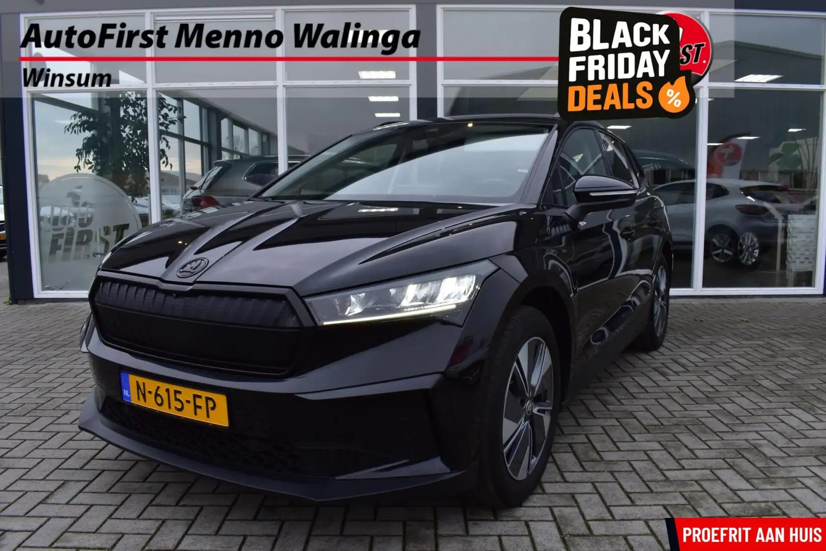 Skoda Enyaq iV 60|SOH 94%|Stoel/Stuurverwarming|Cruise|Navi|Ap Schwarz - 1