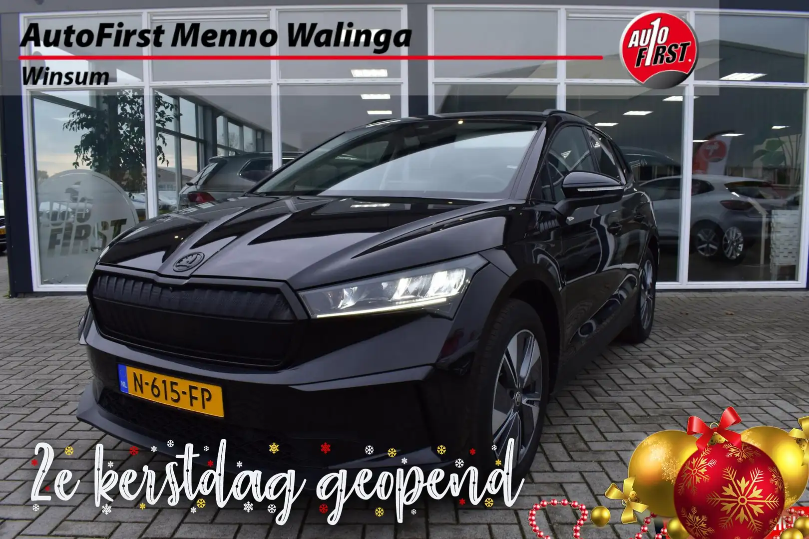 Skoda Enyaq iV 60|SOH 94%|Stoel/Stuurverwarming|Cruise|Navi|Ap Noir - 1