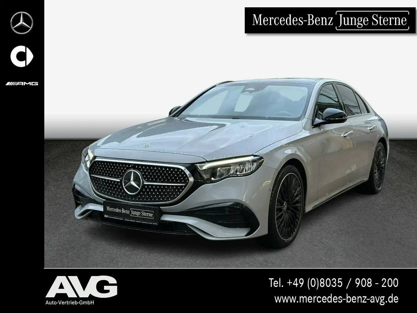 Mercedes-Benz E 220 E 220 d AMG-Adv.-Plus Pano Night ALPINGRAU 20" Grau - 1
