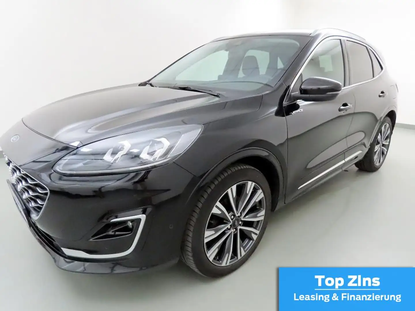 Ford Kuga 2.0 EcoBlue Aut. 4x4 Vignale AHK+LEDER+iACC Schwarz - 2
