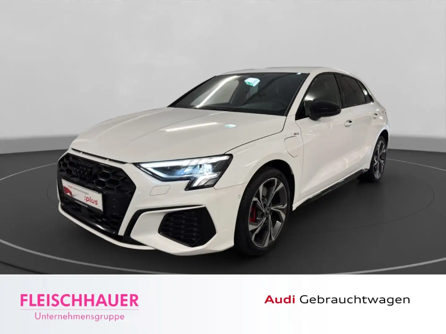 Audi A3 Sportback 45 TFSI e S line Navi+LED+18''+ACC+App-c Weiß - 1
