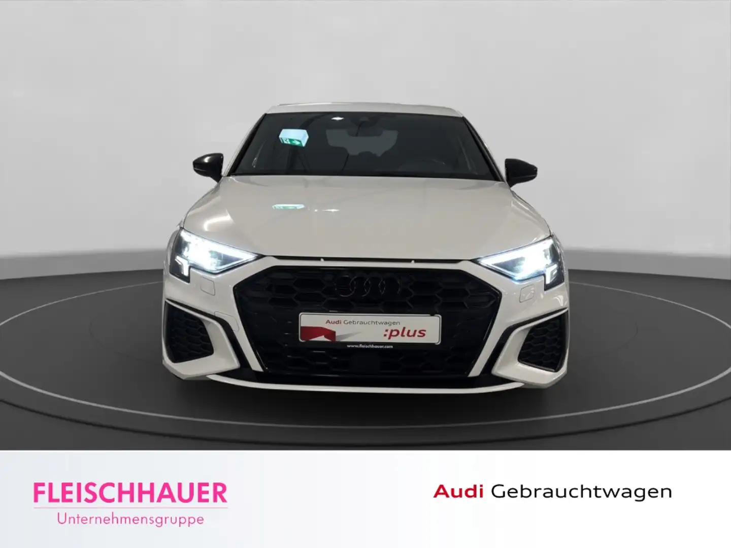 Audi A3 Sportback 45 TFSI e S line Navi+LED+18''+ACC+App-c Weiß - 2