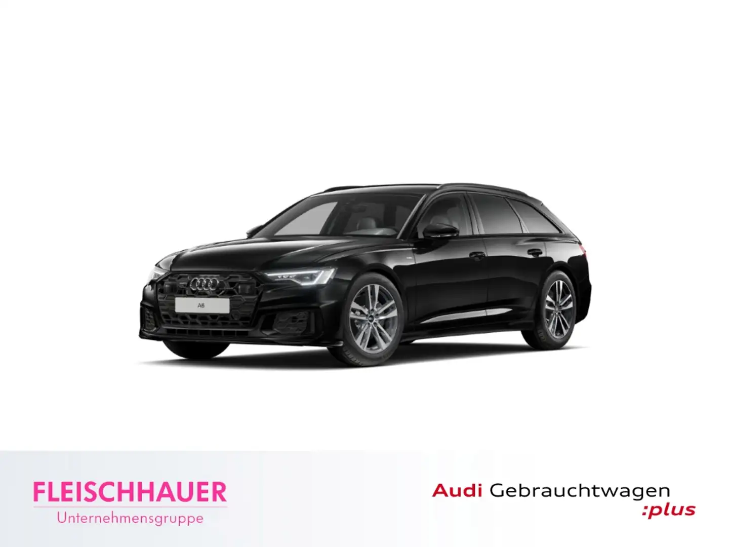 Audi A6 Avant 50 TDI quattro S line AHK+Matrix+CarPlay+ACC Schwarz - 1