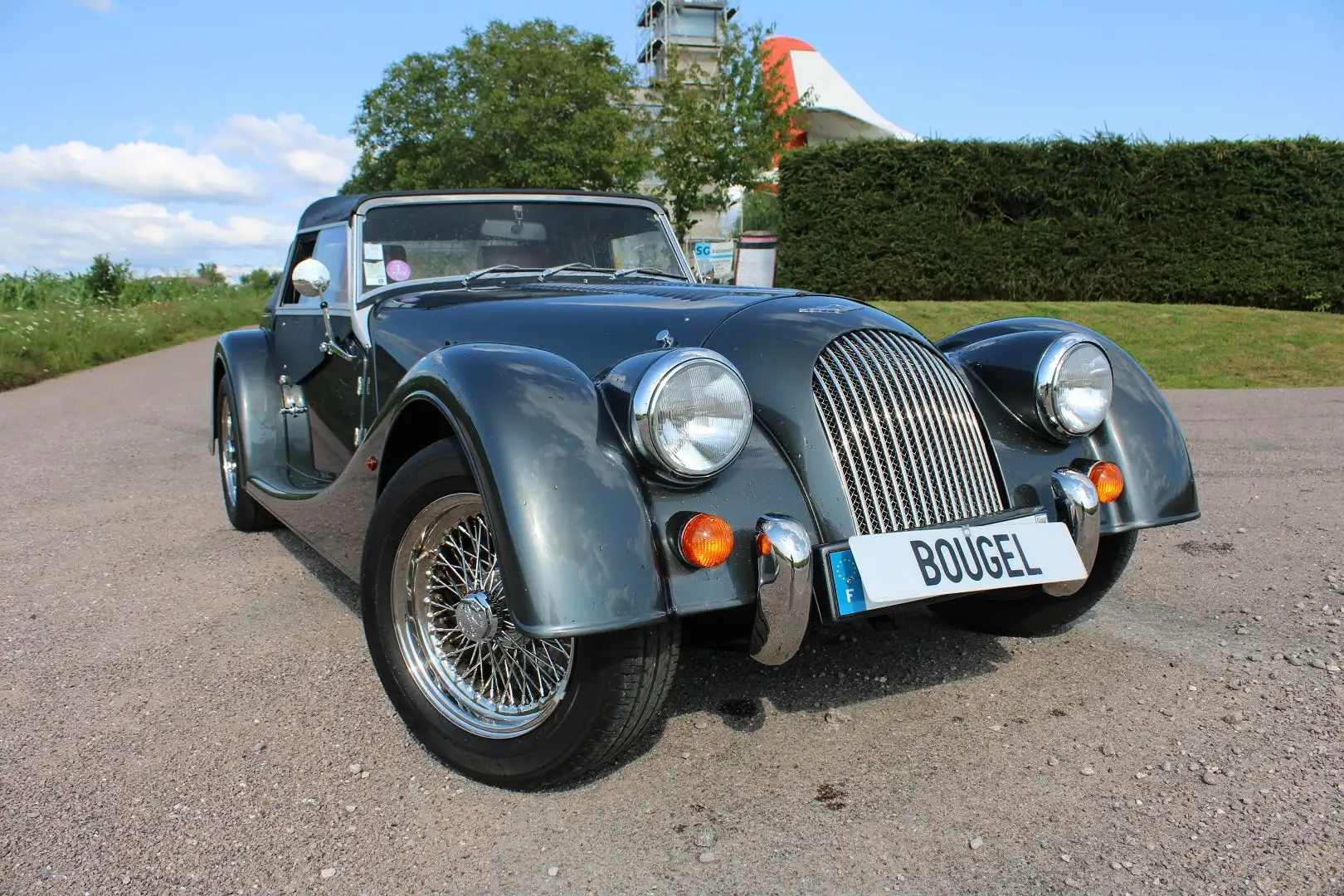 Morgan Plus 4 PLUS 4 CABRIOLET 2L 156 CV CUIR FAUVE JANTES ALU R Gris - 1