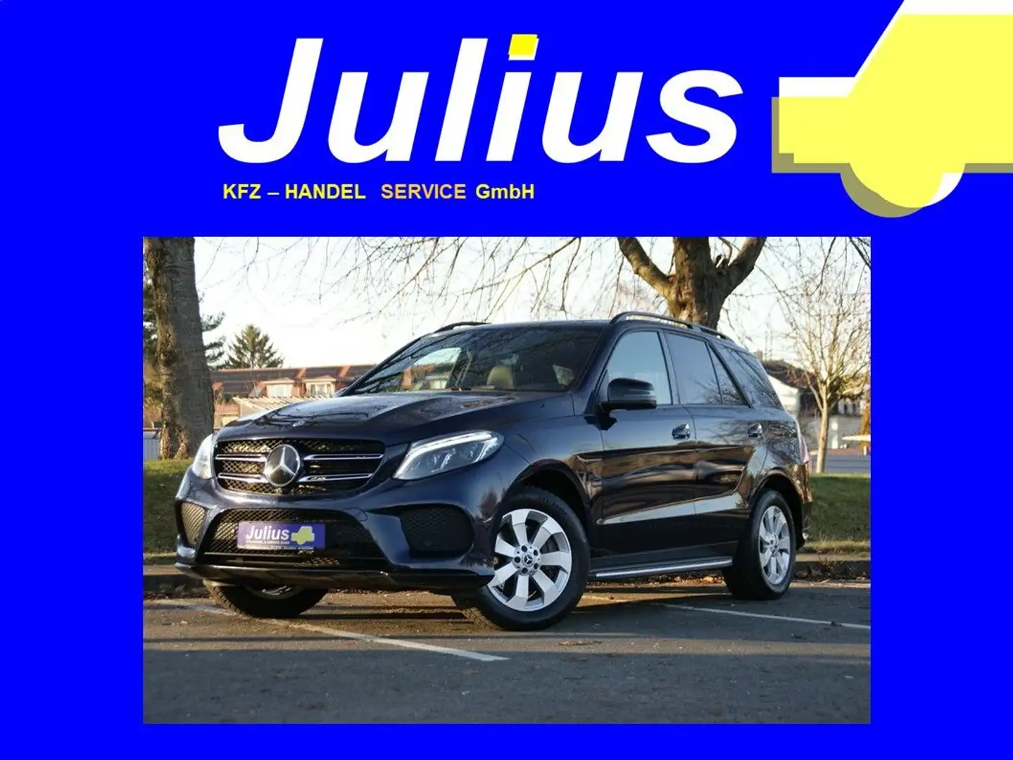 Mercedes-Benz GLE 350 d 4Matic AHK SHZ LEDER LED COMMAND AMG Bleu - 1