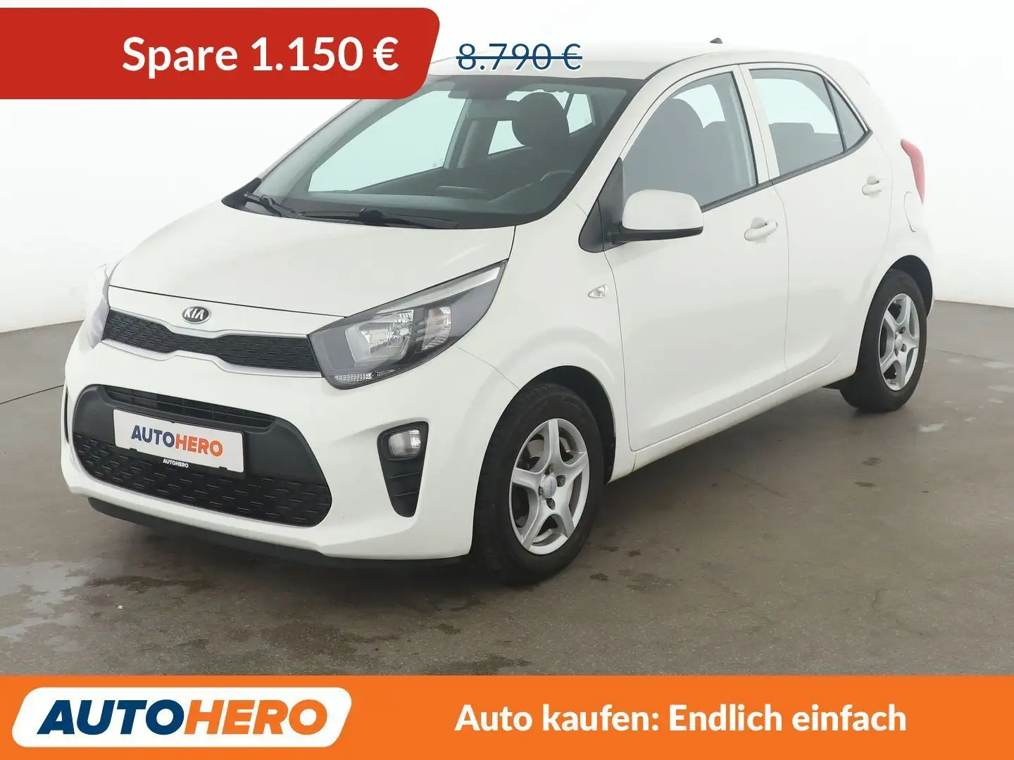 Kia Picanto 1.0 Edition 7 *SHZ*LHZ*KLIMA*ALU*1.HAND* Weiß - 1