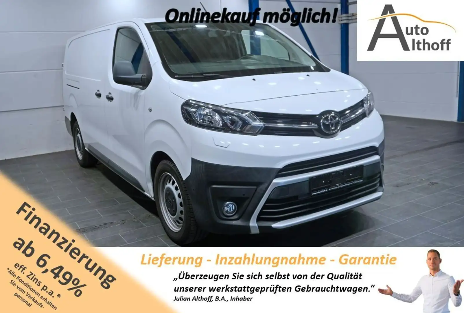 Toyota Proace L2 Kasten Meister KAM PARK KLIMA BT NAV Weiß - 1