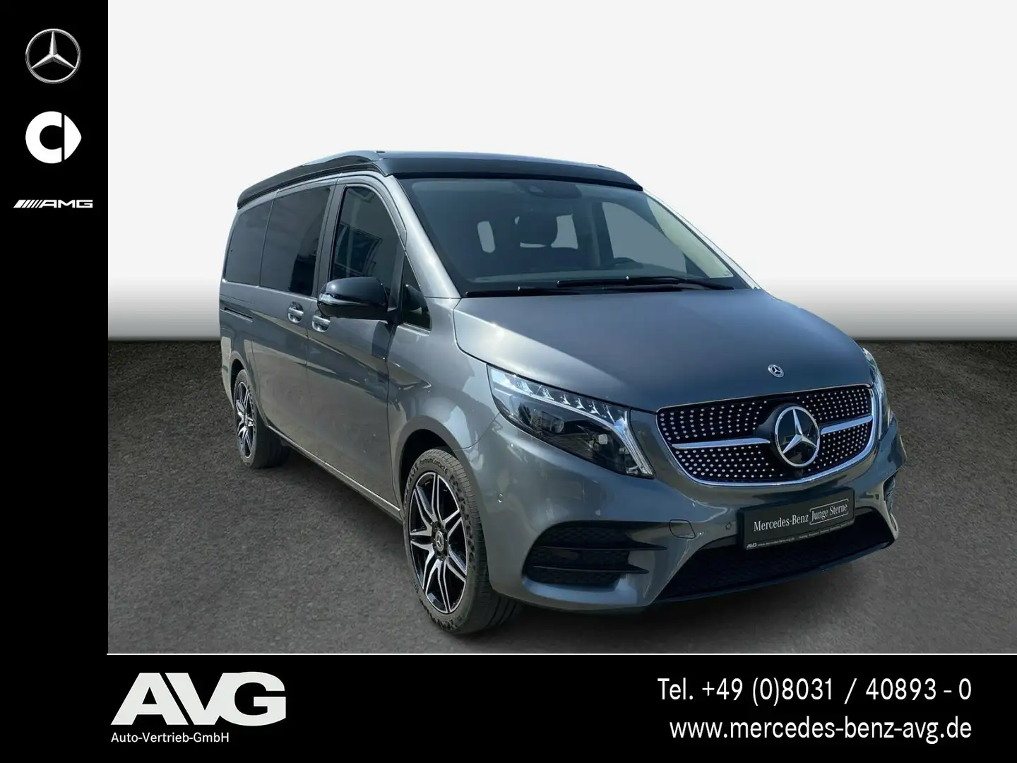 Mercedes-Benz Marco Polo Marco Polo 300 d 4M AMG Line AHK 360° MBUX Navi Grau - 2