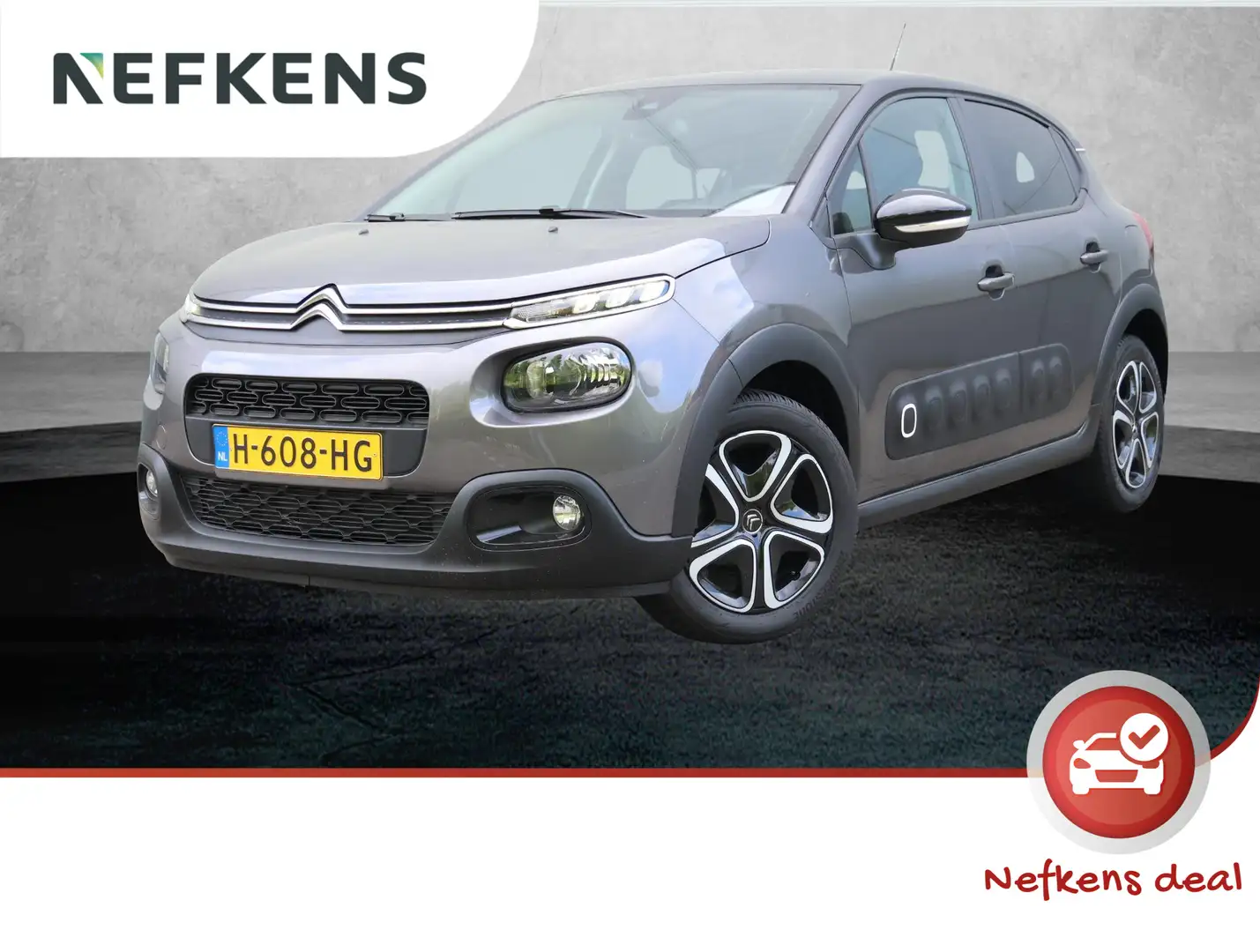 Citroen C3 1.2 82pk Feel Edition | 1ste eigenaar | Parkeersen Grijs - 1